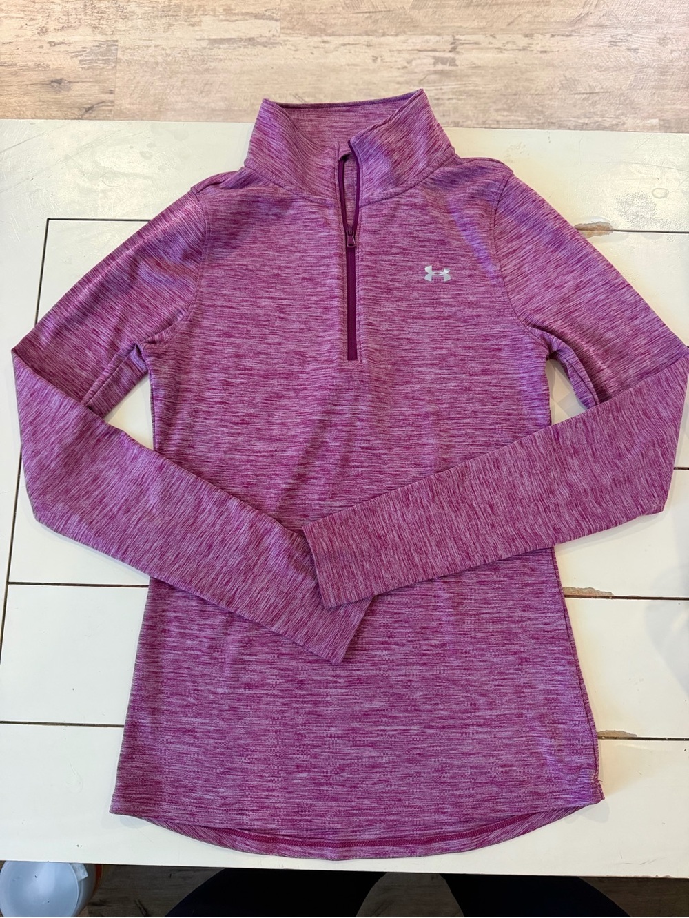 Under Armour women’s purple athletic quarter zip XS